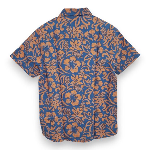 Oliver And Burke Men's Button-up Short Sleeve Shirt In Tropical Printed Size 2XL - Picture 2 of 7